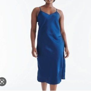 The Papaya Slip Dress - Sapphire / XXXL